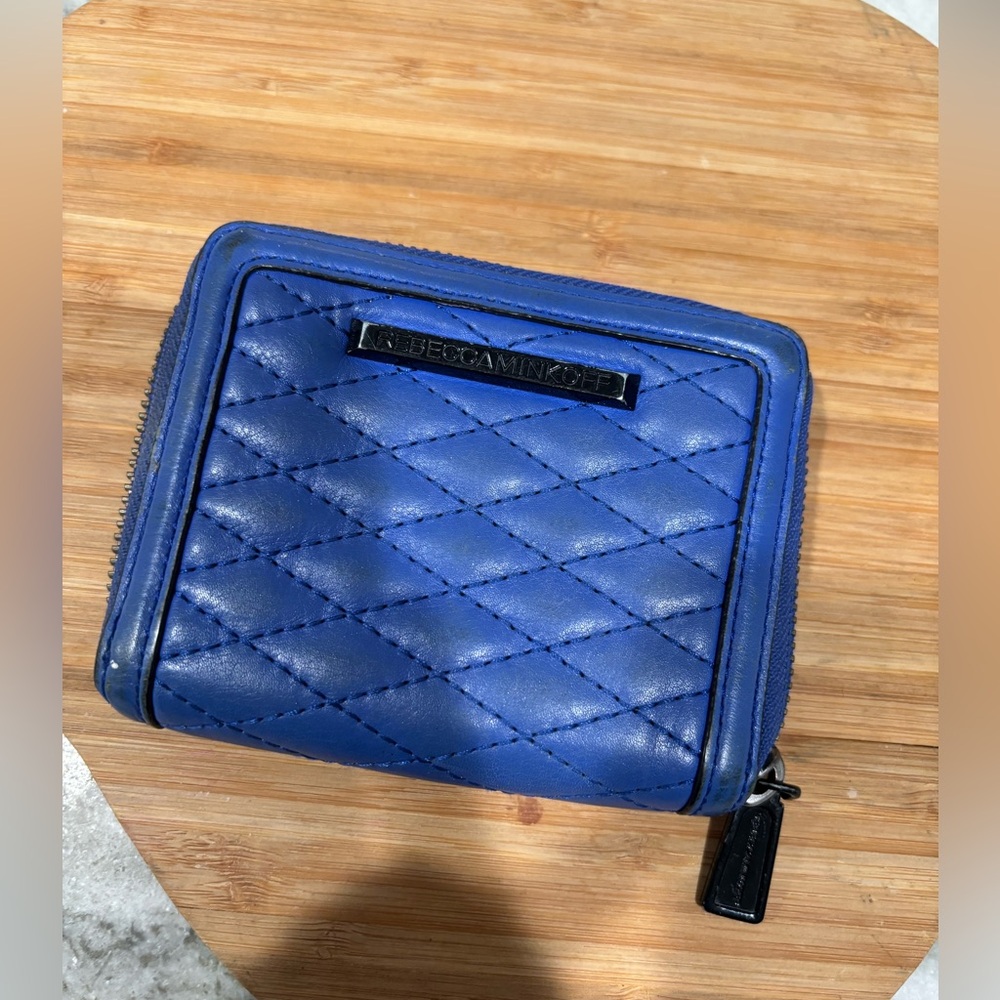 Blue Rebecca Minkoff wallet